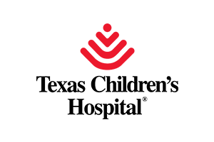 Texas Children's Hospital logo with red stacked heart/dots design affiliated with Houston STI treatment center