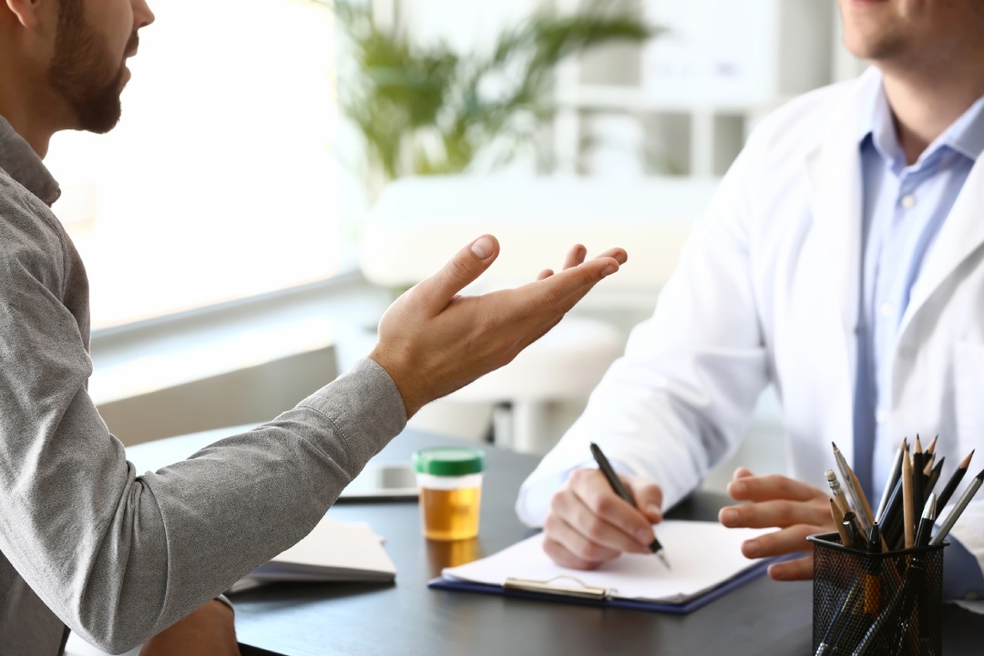 Medical consultation with urine sample—get confidential care and fast results from cheap STI testing Houston clinics.